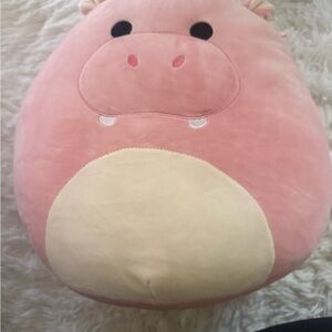 Squishmallows Pink and Cream Stuffed Animal